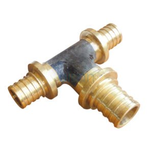 BUSHPEX PULL-ON TEE RED. BOTH END 20x20x25