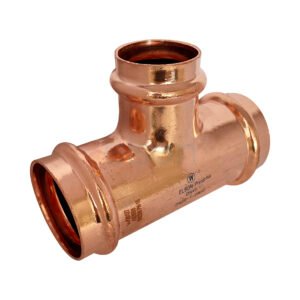 PRESS WATER 50X50X40 NO25 TEE RED