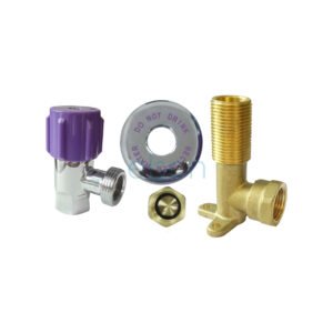 REC WATER W/MACHINE KIT 5/8” 75MM 19BP 1/2" FI BRS