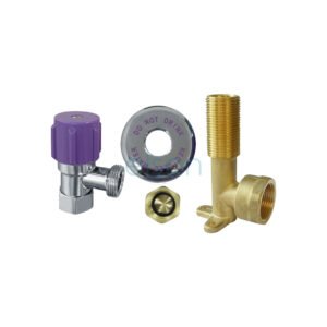 RECYCLED WATER W/MACHINE KIT 5/8”  LOOSE NUT 90MM 19BP 3/4" FI BRASS