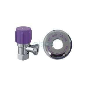 RECYCLED WATER A/V HOSE 5/8"FI LOOSE NUT CHROME LILAC 60332