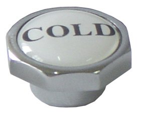 BUTTON 'COLD' CHROME