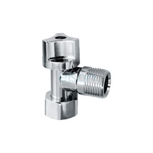 CISTERN STOP 1/4 TURN WITH NON RETURN VALVE 1/2" CHROME LOOSE NUT