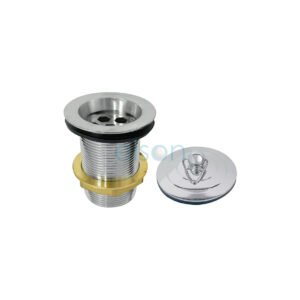 PLUG&WASTE 40x80mm CP W/BRS PLG