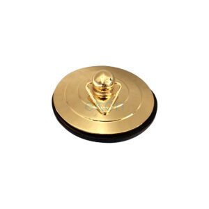 PLUG BRASS DELUXE 32mm GOLD PLATED
