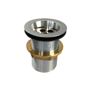 WASTE 40mm x 80mm BRASS CP