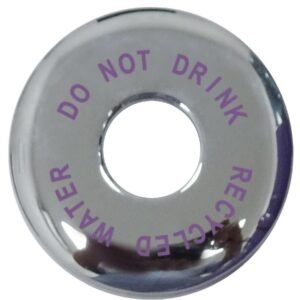 RECYCLED WATER COVER PLATE 1/2" 8mm RAISED