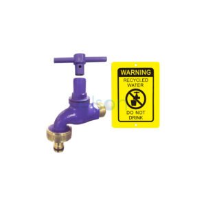 AV REC H.COCK 3/4"MI KEY,W/YELLOW PLT,ADPT