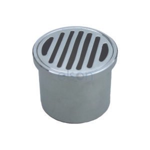GRATE LEAK CONTRL FLGE RND 80mm CP