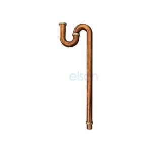COPPER S TRAP 50mmx750mm COPPER FINISH LOOSE NUT