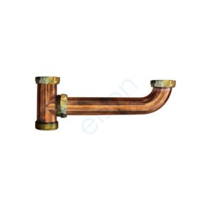 COPPER DOUBLE BOWL CONNECTOR COPPER FINISH 50mmx300mm