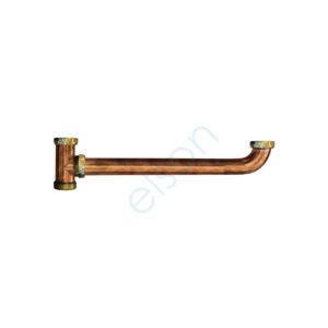 COPPER DOUBLE BOWL CONNECTOR COPPER FINISH 50mmx600mm