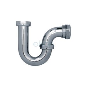 COPPER P TRAP 50mm CHROME EASY FIX