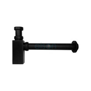 COPPER BOTTLE TRAP SQUARE ADJUSTABLE 40mmx335mm COPPER BLACK