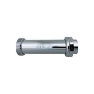COPPER TRAP EXTENSION W/ NUT & RUB. OLIVE CHROME 40mmx150mm