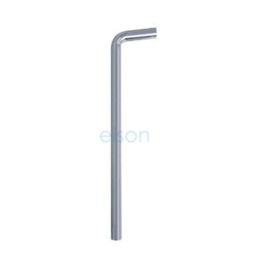 COPPER DROP WASTE BEND & NUT CHROME 40mmx750mmx150mm 85deg