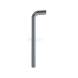COPPER DROP WASTE BEND & NUT CHROME 50mmx680mmx150mm 85deg