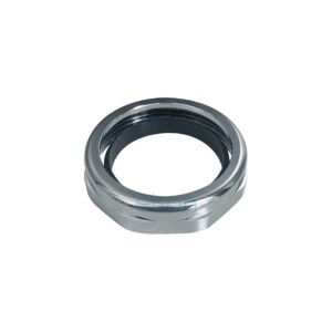 TRAP NUT CHROME & RUBBER OLIVE 50mm SUIT PVC