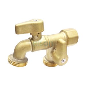 BALL H/COCK DUAL OUTLET DR BRS Rp3/4xG1B MI