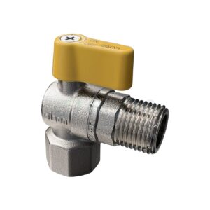 elson 73R SERIES RIGHT ANGLE GAS BALL VALVE T HANDLE DN15