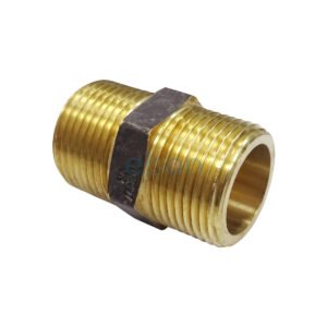 NIPPLE HEXAGON G3/4B (20mmMI) BRASS WASHER SEAL
