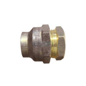 UNION CxC 25mm FL x 25mm FL BRS
