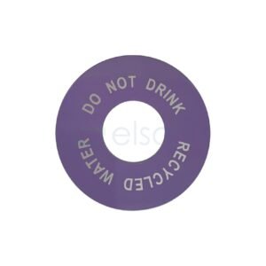 RECYCLED WATER COVER PLATE 5/8" LILAC