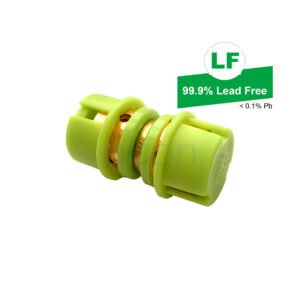 EPS PEX CRIMP W&G DUAL NO.1 STRAIGHT COUPLING LEAD FREE BRASS 25mm