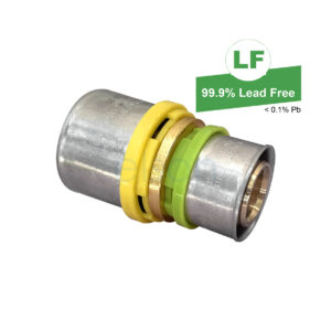 ADAPTOR LF DR BRASS BUSHPEX CRIMP GAS 40mm x EPS LF CRIMP GAS 32mm