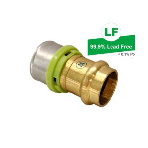 ADAPTOR WATER elson LF PRESS DN25 X EPS LF CRIMP 32mm LF DR BRASS