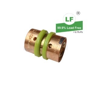 ADAPTOR WATER SDR9 PEX 20mm X EPS LF CRIMP 20mm LF DR BRASS