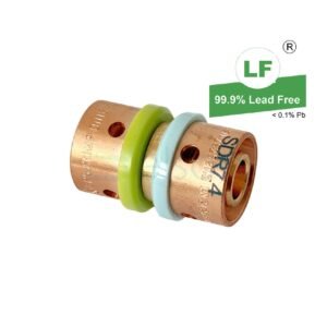 ADAPTOR WATER SDR7.4 PEX 16mm X EPS LF CRIMP 16mm LF DR BRASS