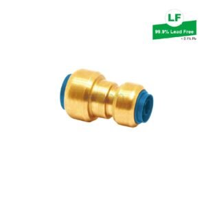 EPS PEX PUSH-FIT NO.1R REDUCING COUPLING LEAD FREE BRASS 20x16mm