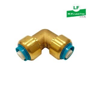 EPS PEX PUSH-FIT NO.12 ELBOW LEAD FREE BRASS 16mm
