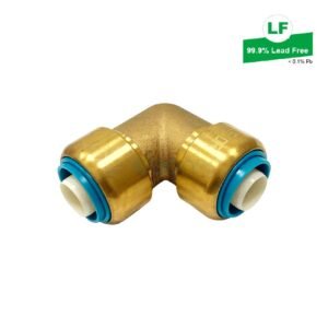 EPS PEX PUSH-FIT NO.12 ELBOW LEAD FREE BRASS 20mm
