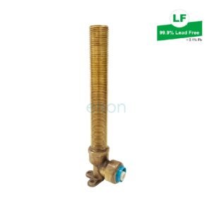 EPS PEX PUSH-FIT NO.19BP ELBOW LEAD FREE BRASS 16mm x 15mm MI 185mm LONG