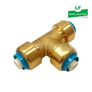 EPS PEX PUSH-FIT NO.24 TEE LEAD FREE BRASS 16mm