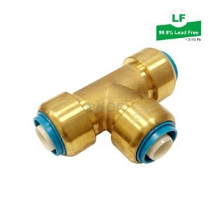 EPS PEX PUSH-FIT NO.24 TEE LEAD FREE BRASS 20mm