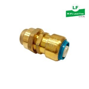 EPS PEX PUSH-FIT FLARED COMPRESSION UNION LEAD FREE BRASS 20mm x 20mm FL
