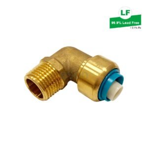 EPS PEX PUSH-FIT NO.13 ELBOW LEAD FREE BRASS 16mm X 15mm MI
