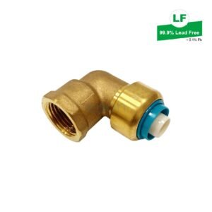 EPS PEX PUSH-FIT NO.14 ELBOW LEAD FREE BRASS 16mm X 15mm FI