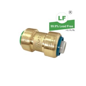 ADAPTOR SDR9 PEX 25mm X EPS LF PUSH-FIT 25mm LF DR BRASS