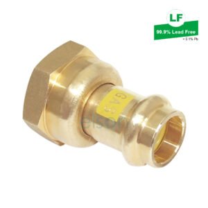 LF PRESS GAS NO.62 FI CONNECTOR CONE LF DR BRASS DN15 x G1/2 L/NUT