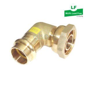 LF PRESS GAS NO.63 FI CONNECTOR CONE LF DR BRASS DN20 x G3/4 L/NUT