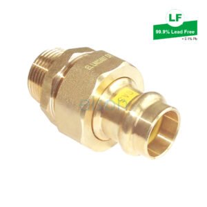 LF PRESS GAS NO.69 UNION LF DR BRASS DN20 x R3/4 MI