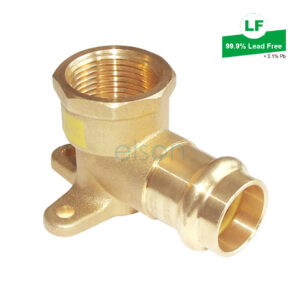 LF PRESS GAS NO.15BP ELBOW LF DR BRASS DN15 x Rp1/2 FI