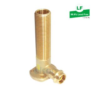 LF PRESS GAS NO.19BP ELBOW LF DR BRASS DN15 x G1/2B MI 75MM