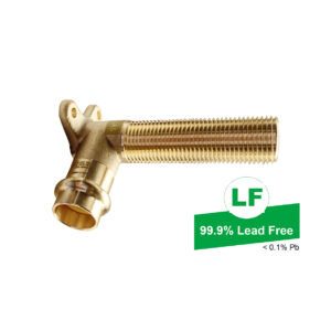 LF PRESS GAS NO.19BP ELBOW LF DR BRASS DN20 x G1/2B MI 95MM