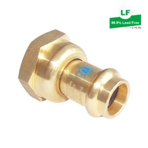 LF PRESS WATER NO.62 FI CONNECTOR CONE LF DR BRASS DN20 x G3/4 L/NUT