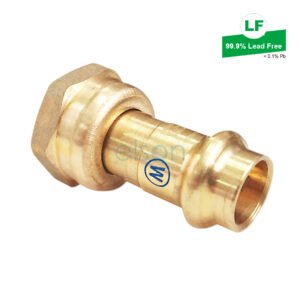 LF PRESS WATER NO.62 FI CONNECTOR FLAT LF DR BRASS DN20 x G3/4 L/NUT